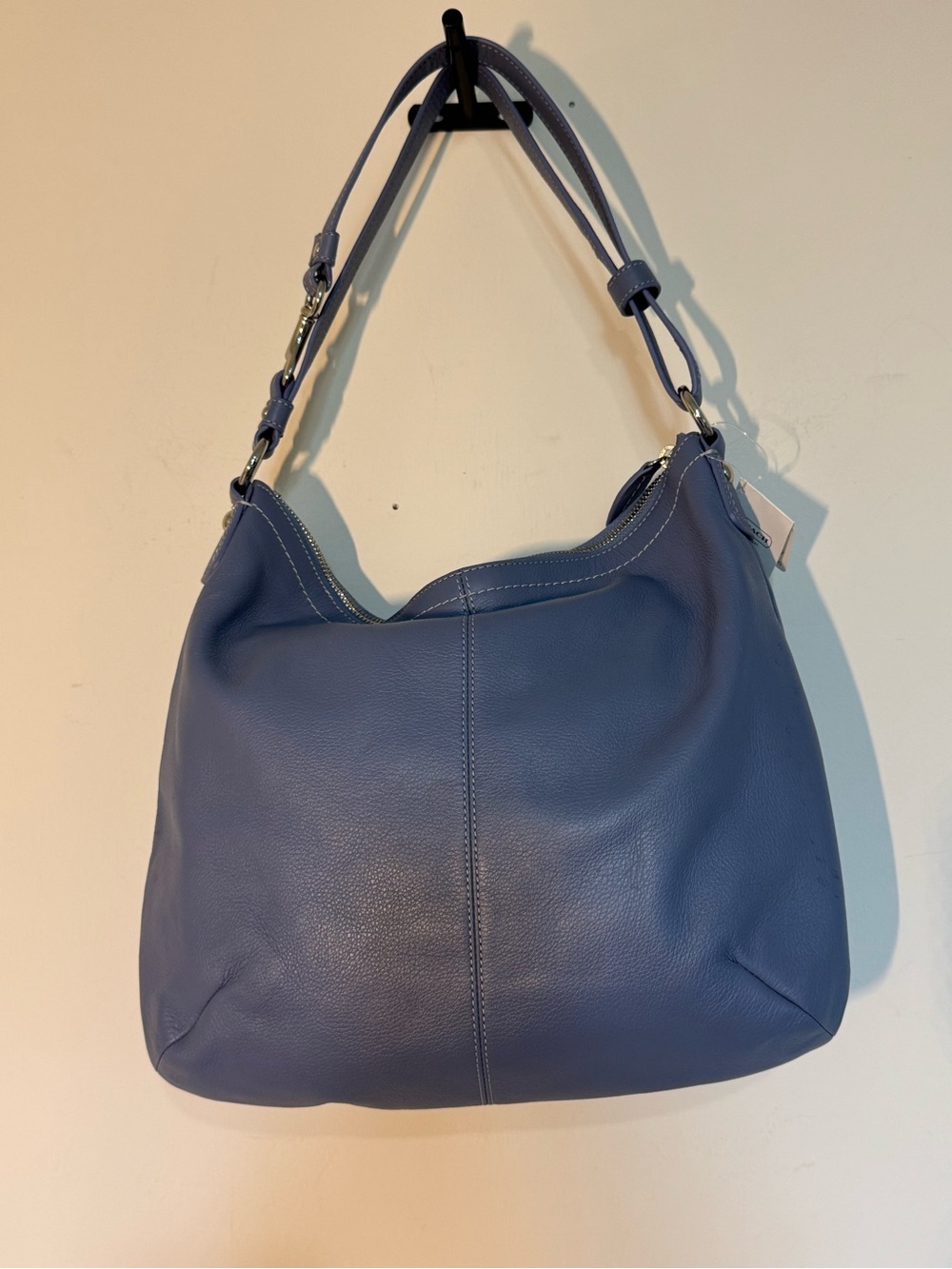 Coach Penelope Leather Convertible Shoulder Bag Cornflower Blue NWT F19045 - Picture 5 of 10
